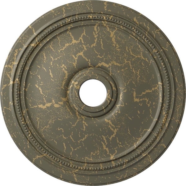 Ekena Millwork Diane Ceiling Medallion (Canopies up to 6 1/4"), 24"OD x 3 5/8"ID x 1 1/4"P, Witch Hazel Crackle CM24DIWHC - main